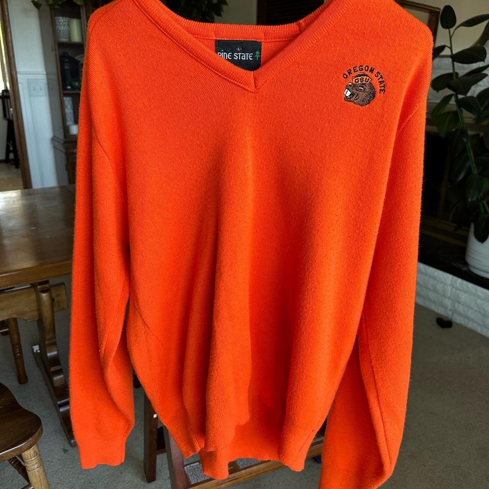 Vintage Orange State University Sweater